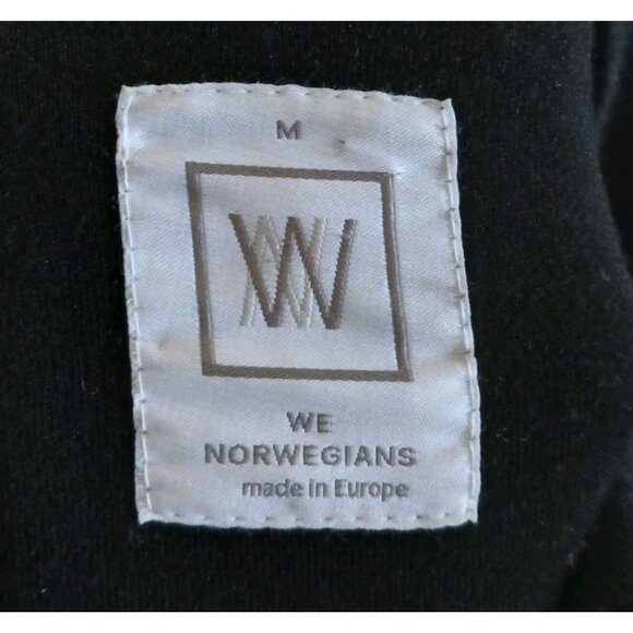 We Norwegians 100% Merino Wool 1/4 Zip Pullover Sweater Size Medium Gray Winter - Picture 5 of 10